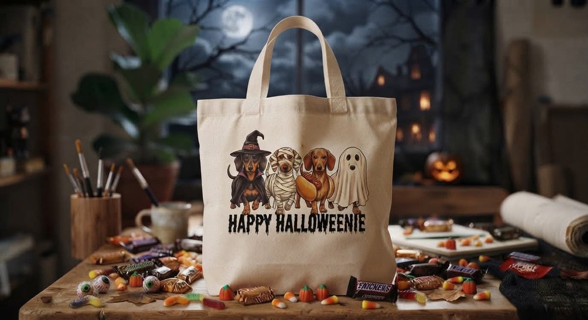 Halloween Treat Bags!! Custom Tote Bags for Kiddos
