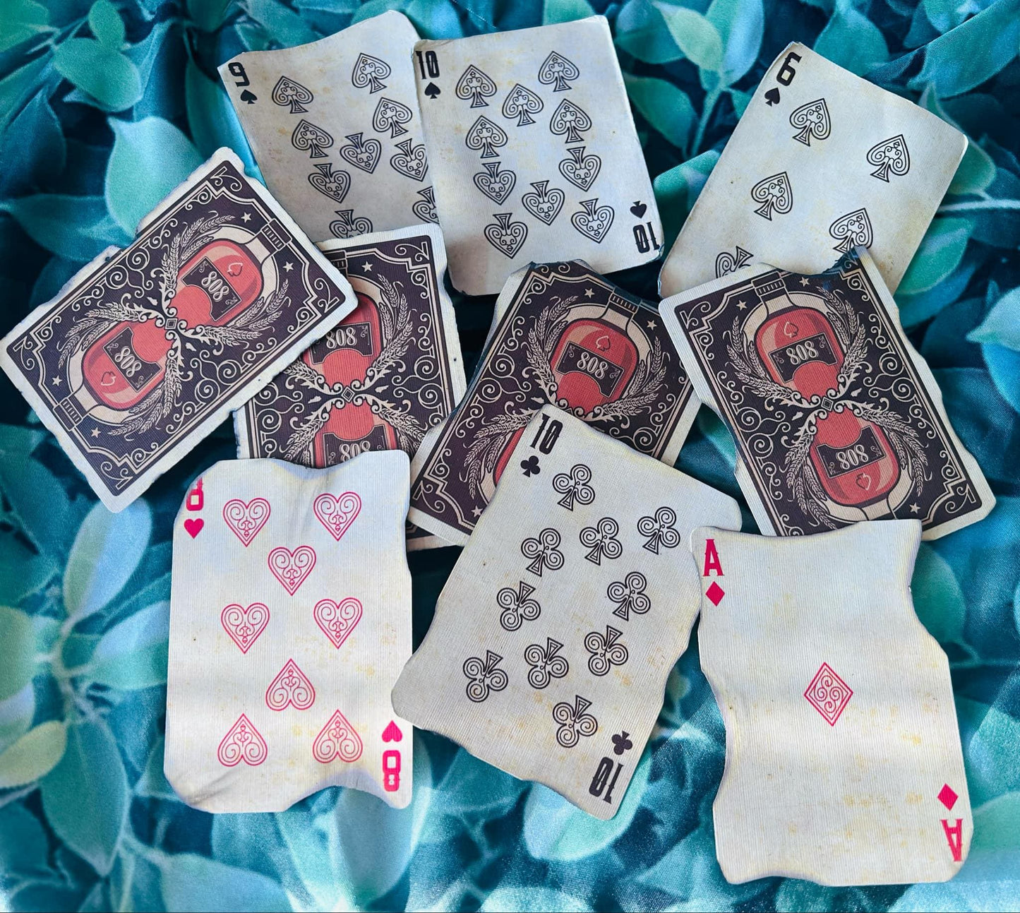 Cowgirl Hat Accessories- Create Your Own- Straw Cowgirl Hat- Cowgirl Style- Cowboy Hat- Sun Hat- Feathers- Smoked Cards