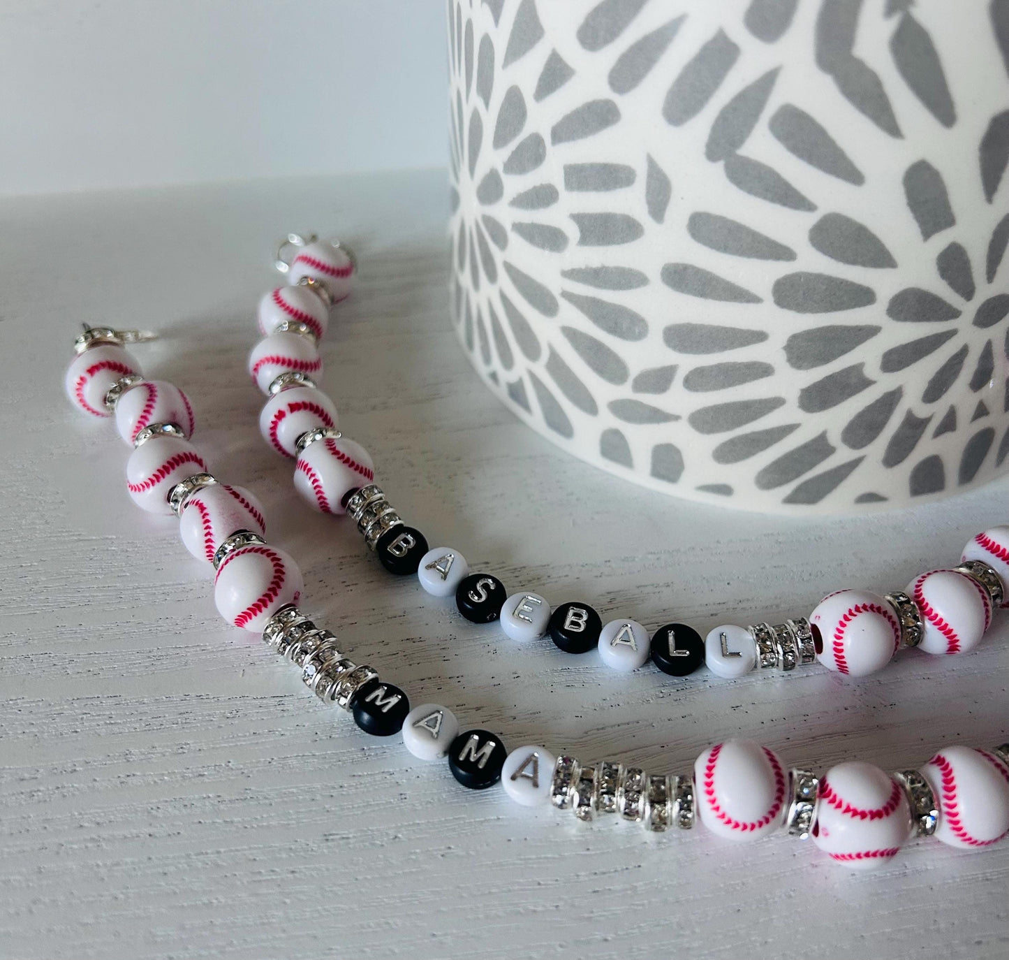 Softball Mama Hat Chain- Baseball Hat Chain- Soccer Mom Hat Chain- Trucker Hats- Custom Hats- Custom Hat Chains- Football Mama-Mama Bling