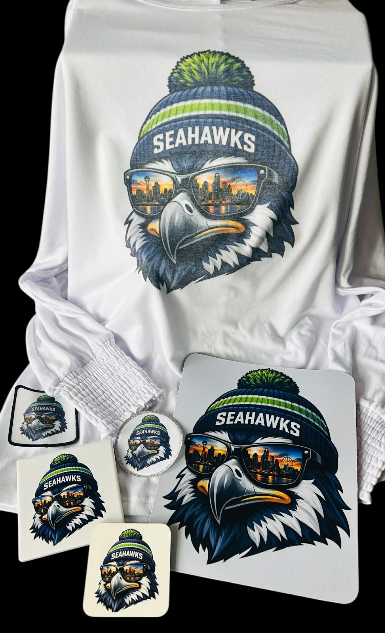 SEAHAWKS! Celebrate With A Custom Magnet! Football Magnet- Great Gift