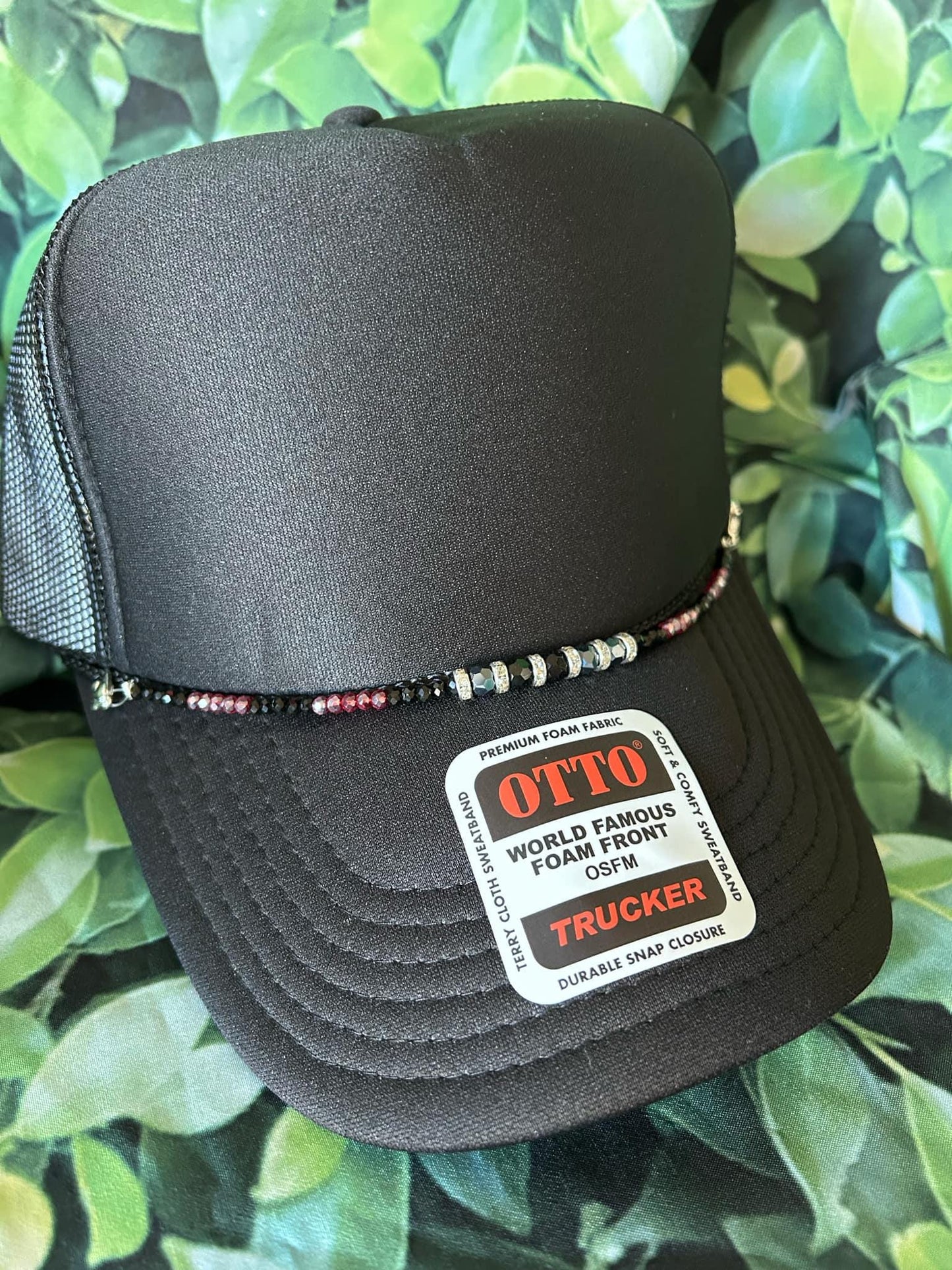 Crystal & Bling Trucker Hat Chain! Trucker Hat Chains- Hat Chains- Crystal Beads- Bling