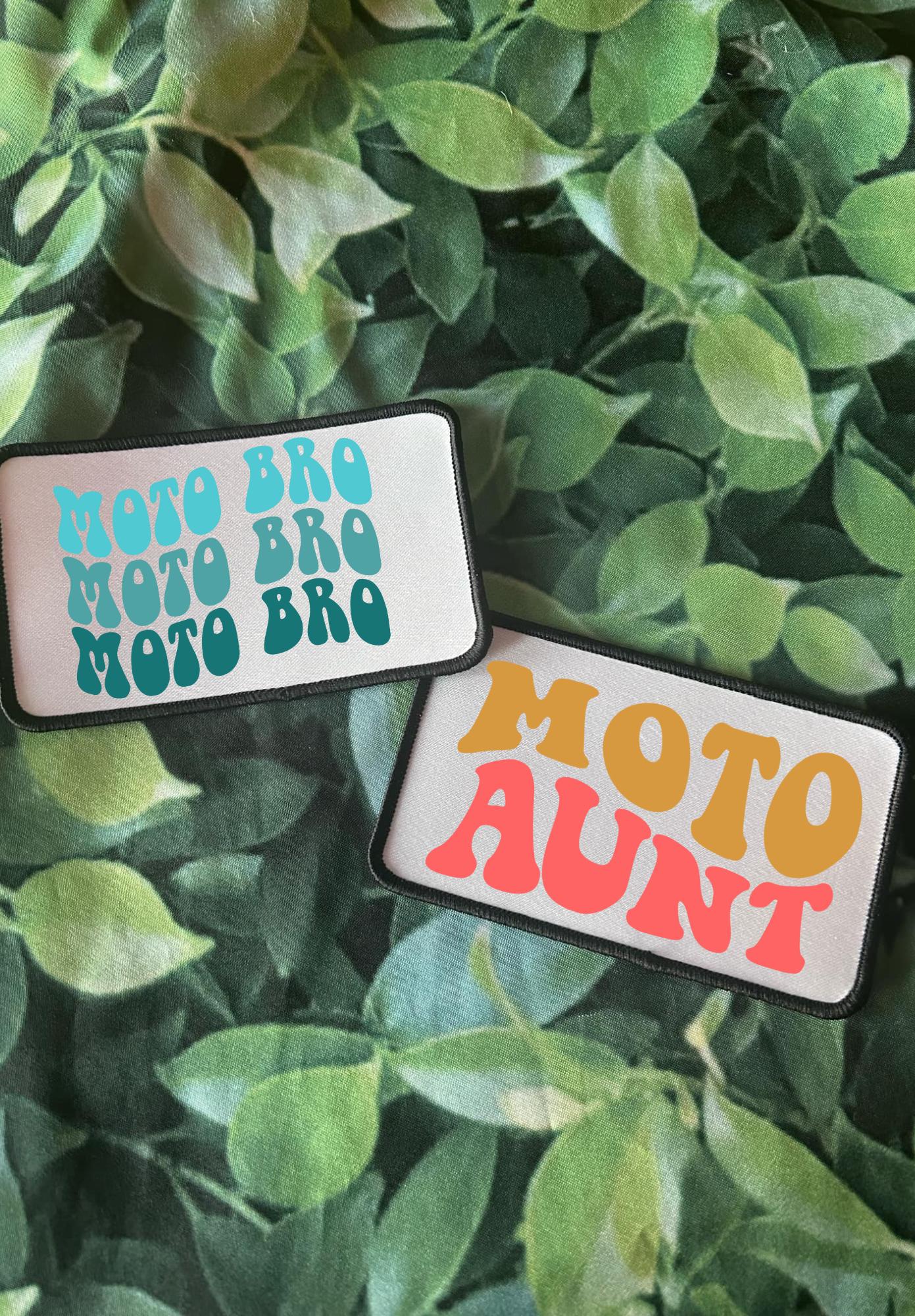 Moto Patches! Trucker Hat Patches- Custom Patches- Racing Patches- Moto Mom- Moto Aunt- Sassy Patches- Iron On- Sublimation