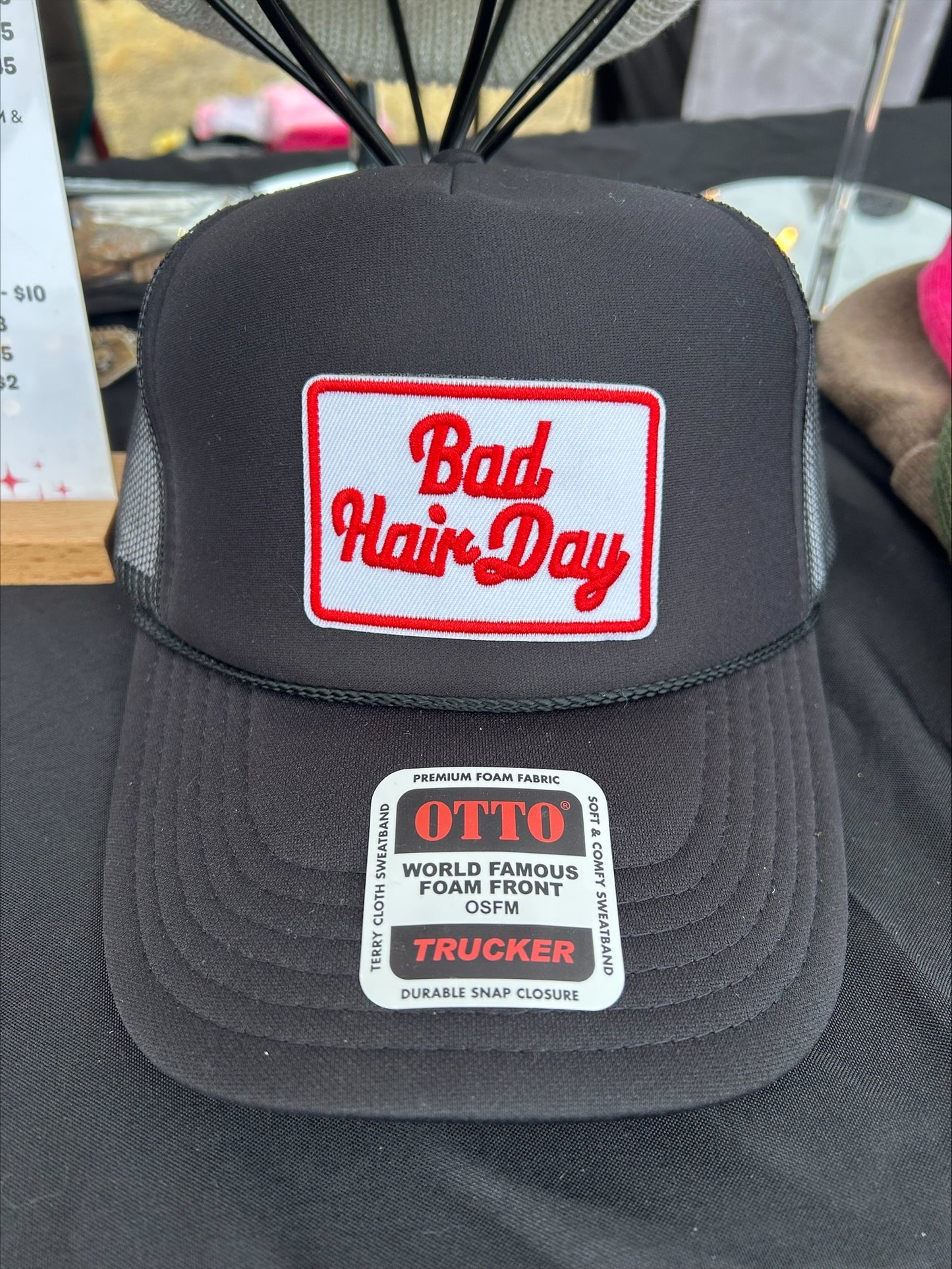 Sassy Trucker Hat- Bad Hair Day- Trendy- Custom Hats