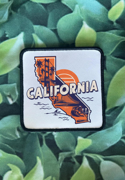 State Patches- Florida- Maine- Ohio- Texas- Georgia- California- Arizona- Rhode Island- Colorful Patches- Sublimation- Iron On