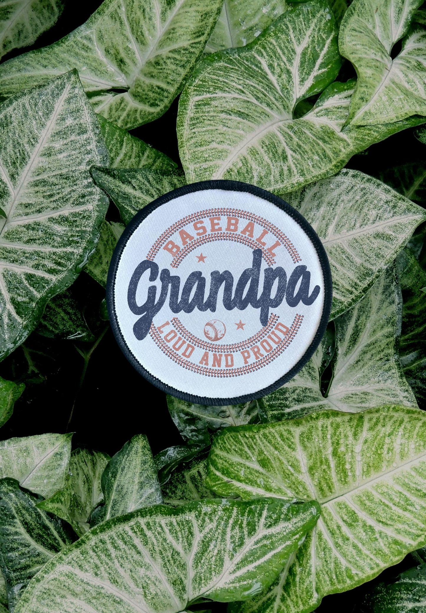 Baseball Patches- Sublimation- Iron On- Baseball Grandma Loud and Proud- Baseball Aunt Loud and Proud- Baseball Grandpa Loud and Proud