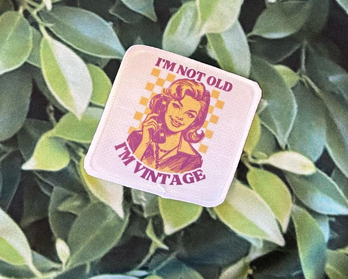 Sassy Patches! Sublimation- Funny Patches- Hat Patches- Retail Therapy Is Cheaper- I'm Not Old I'm Vintage- I Don't Need a Therapist