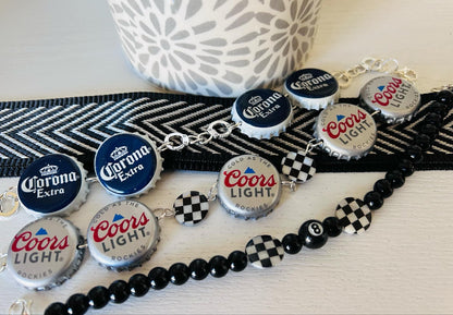 Hat Chains- Trucker Hat Chains- Beer Cap Hat Chains- 8 Ball- Trendy Trucker Hats- Handmade- Custom- Trucker Hats