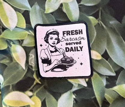 Sassy Patches! Sublimation- Retro Women- Fresh Sarcasm- I've Got My Sassy Pants- I'm Not Rude- If You Cant Kill Them With Kindness- Iron On