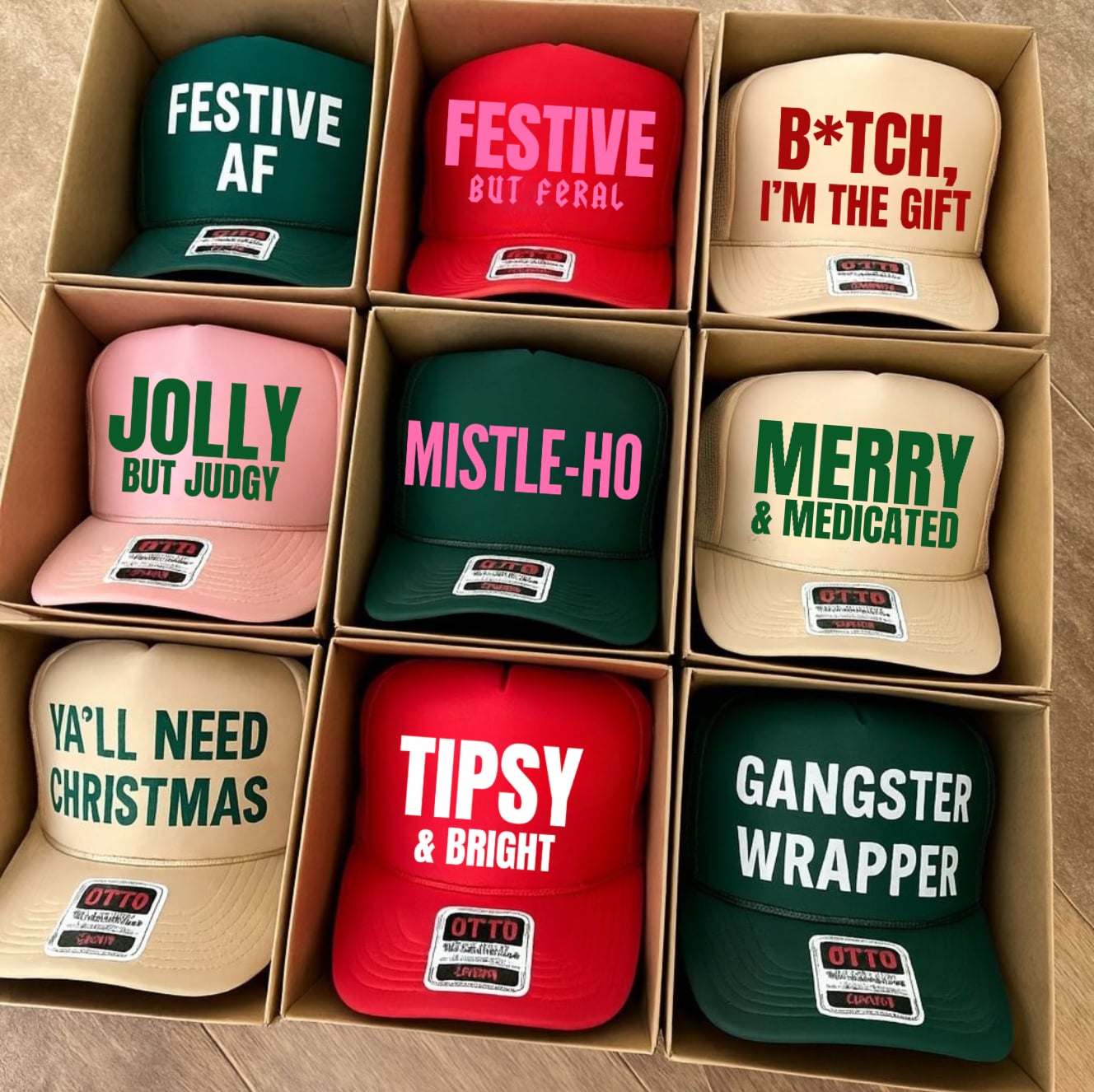 Sassy Christmas Truckers!