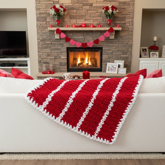 Chunky Hand Knit Blanket