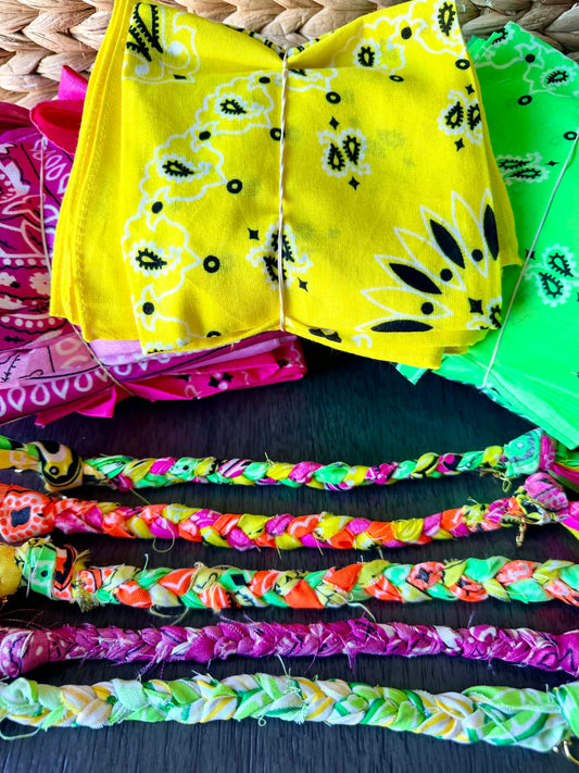 Bandana Trucker Hat Chains - All Colors & Designs- Neon- Camo