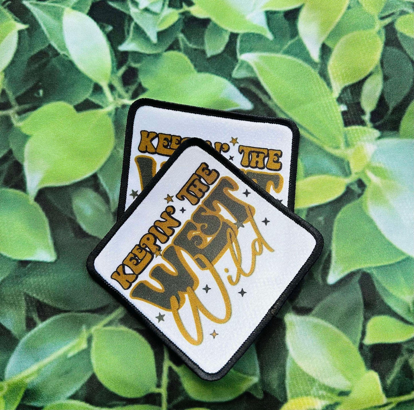 Jelly Roll- Patches- Iron On- Hat Patches- Trucker Hat- Jean Jacket- Jelly Roll Patch- Country Singer- Keepin' The West Wild