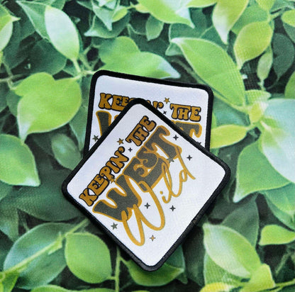 Jelly Roll- Patches- Iron On- Hat Patches- Trucker Hat- Jean Jacket- Jelly Roll Patch- Country Singer- Keepin' The West Wild