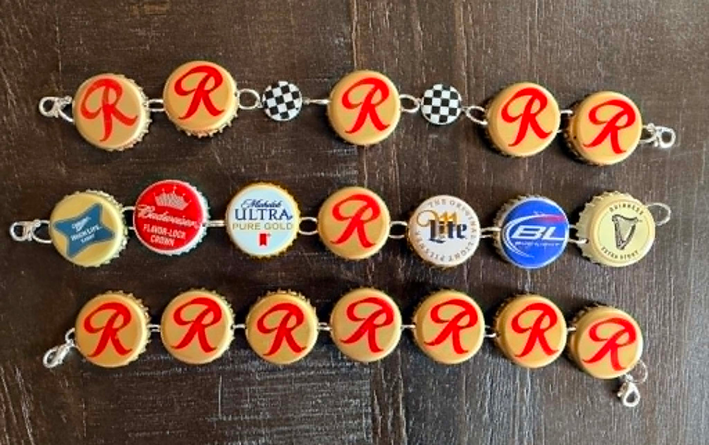 Rainier Beer Hat Chain Collection! Trucker Hat Chain- Beer Caps- Custom Made