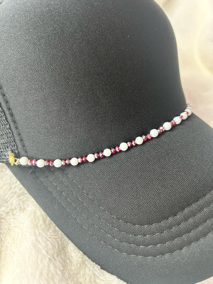 Hat Chains- Crystals- Hat Chains- Trucker Hat- Trucker Hat Chains- Custom Hats