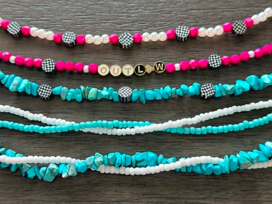 Country Girl Hat Chains- Country- Turquoise- Custom Chains- Trucker Hat Chains