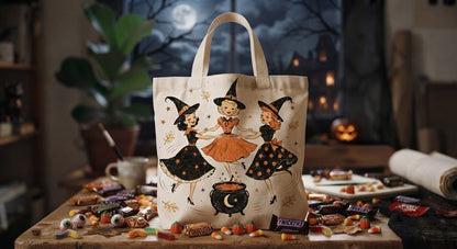 Halloween Treat Bags!! Custom Tote Bags for Kiddos