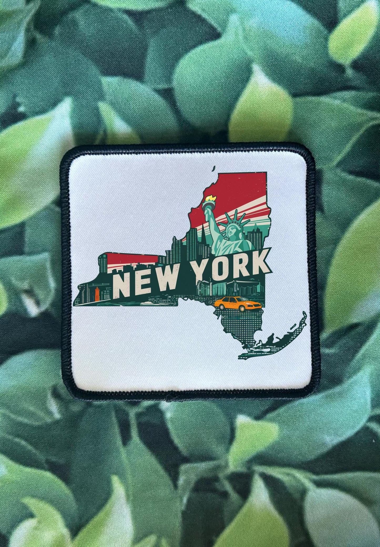 State Patches- Iron On- Michigan- Utah- New York- Delaware- North Carolina- Kentucky- Montana- Trucker Hats- Sublimation- Beanies