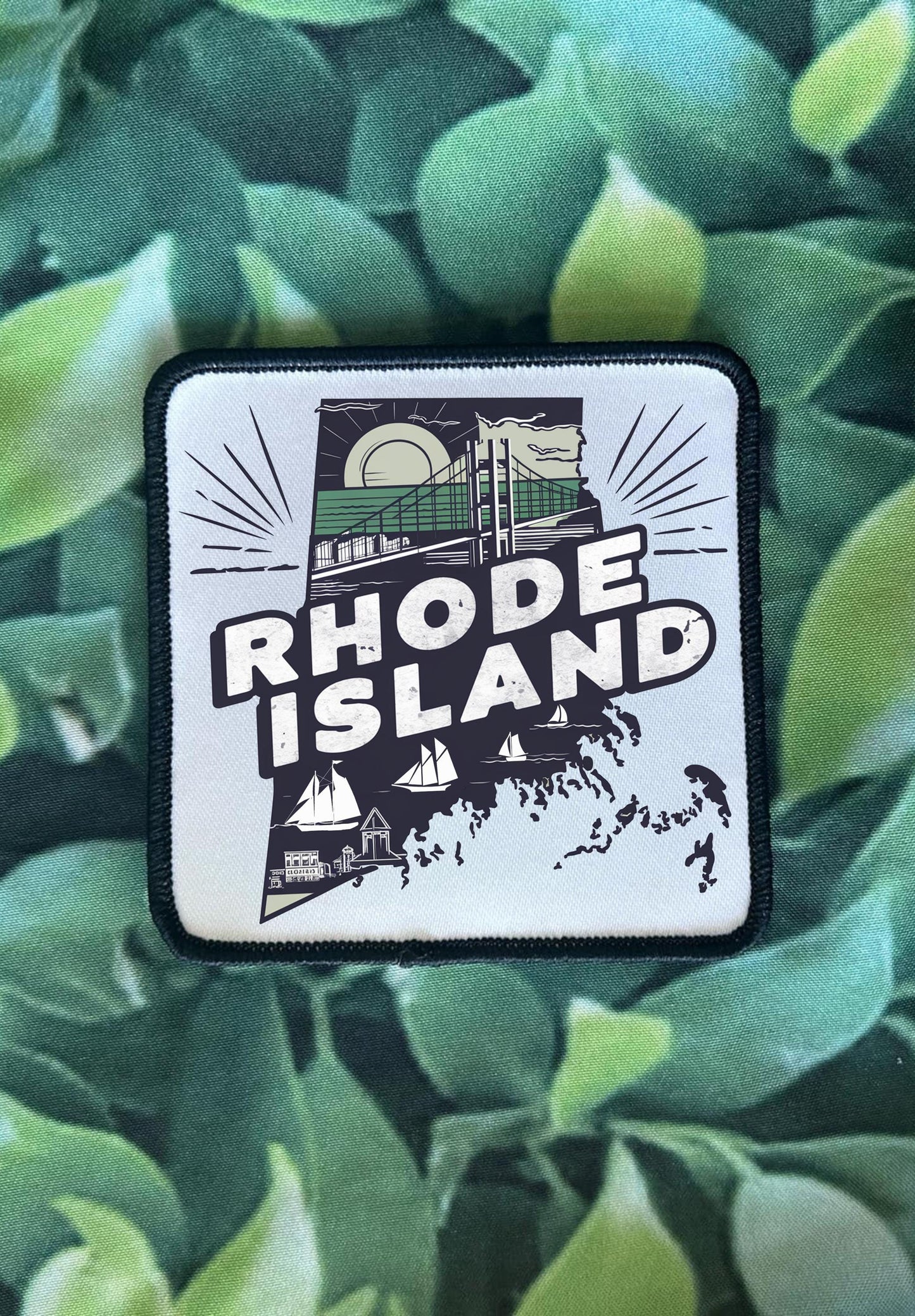 State Patches- Florida- Maine- Ohio- Texas- Georgia- California- Arizona- Rhode Island- Colorful Patches- Sublimation- Iron On