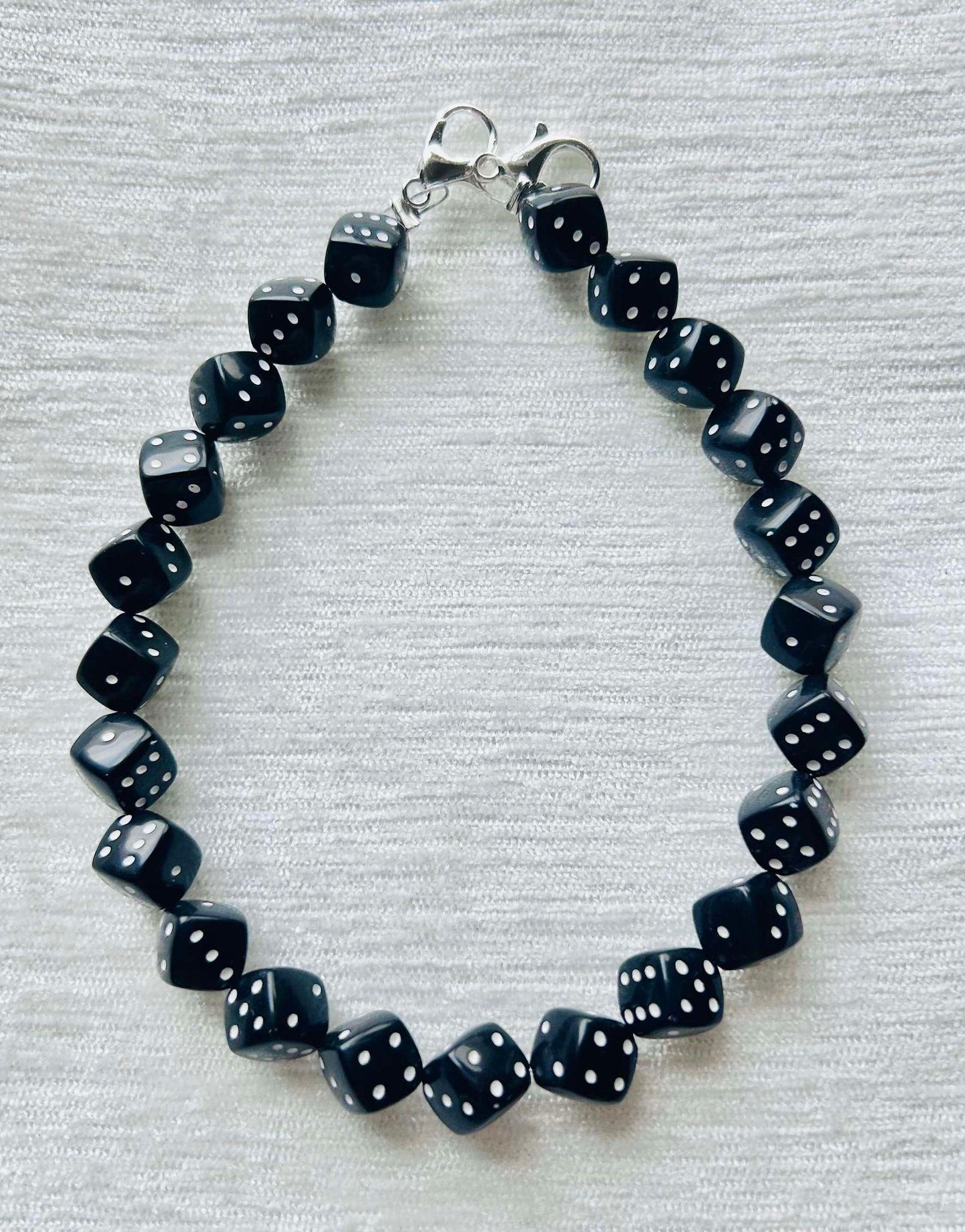 Dice Hat Chains- Hat Chain- Dice- Viva Las Vegas- Black Dice- White Dice- Game Night- Trucker Hats