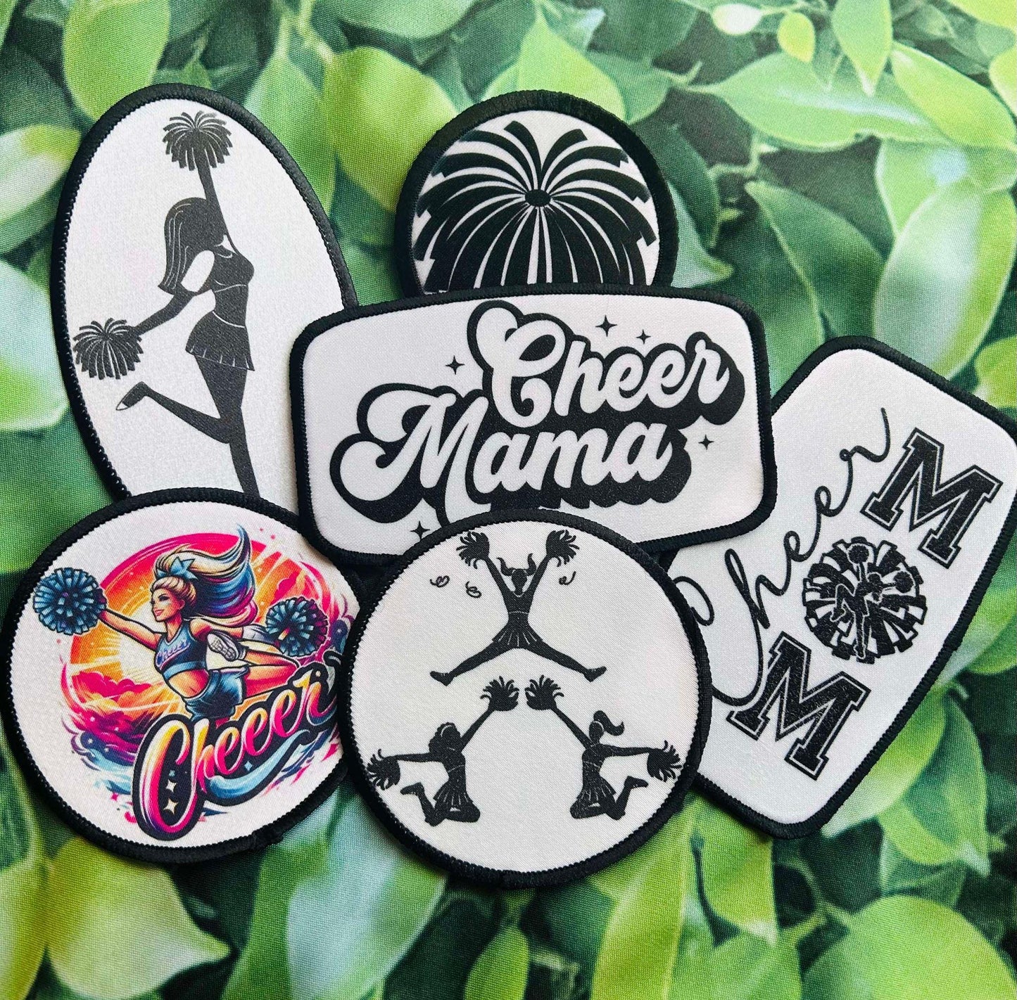 Cheer Leading Patches- Cheer Patches- Custom Patches- Sublimation- Cheer Mama- Cheerleading
