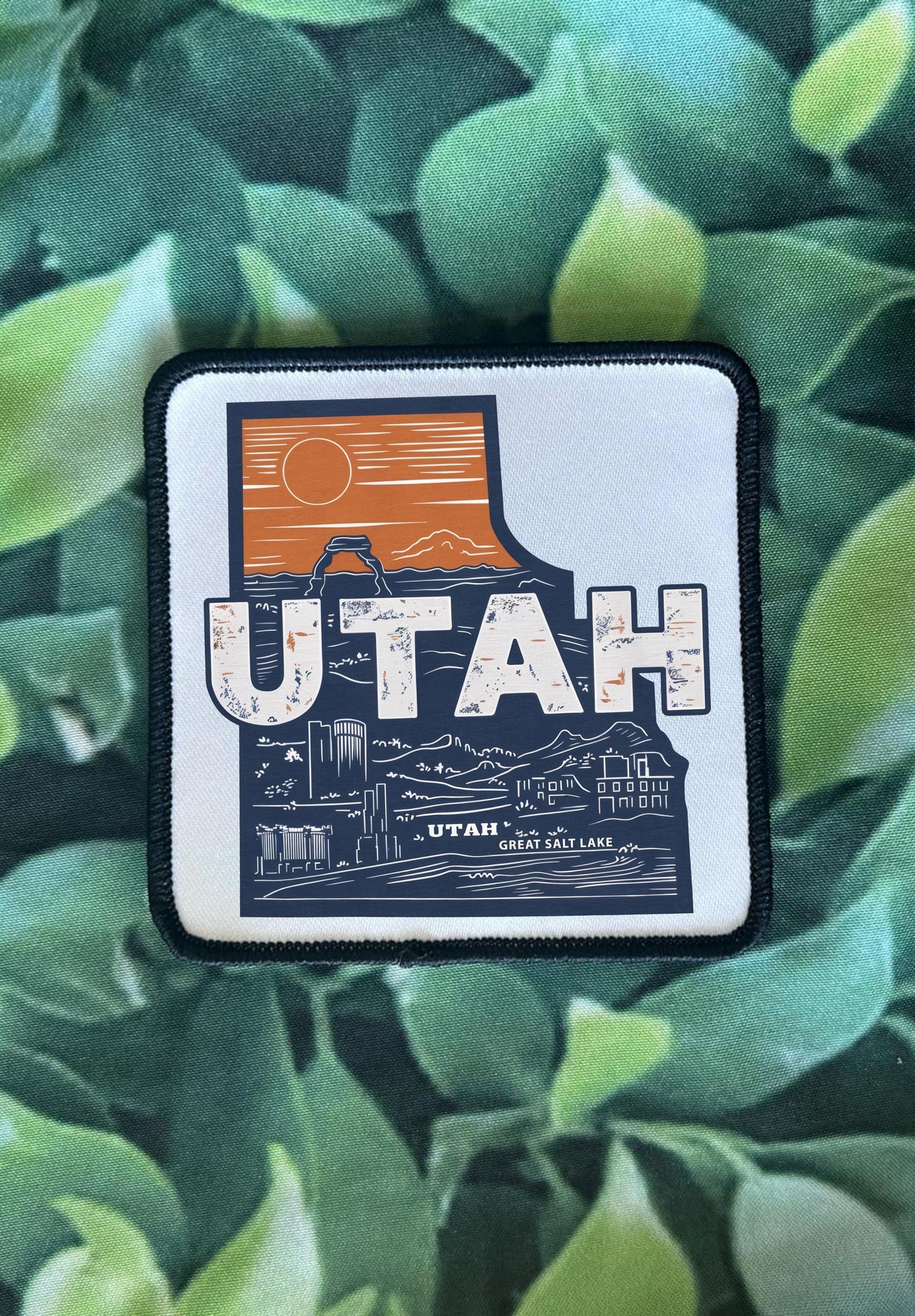 State Patches- Iron On- Michigan- Utah- New York- Delaware- North Carolina- Kentucky- Montana- Trucker Hats- Sublimation- Beanies