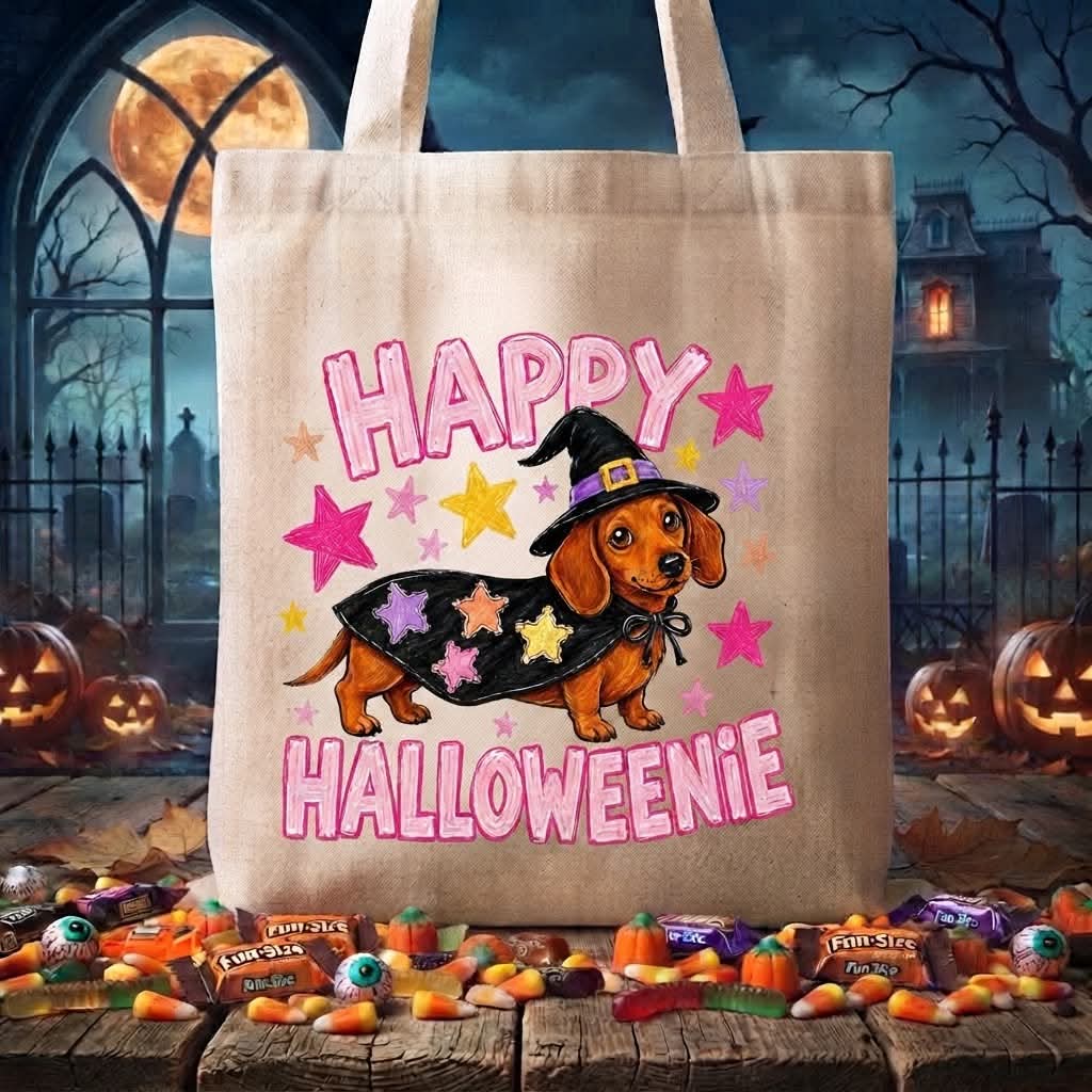Halloween Treat Bags!! Custom Tote Bags for Kiddos