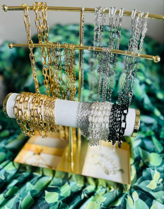 Charm Necklaces- Trendy Jewelry- Create Your Own Jewelry- Gold Chain- Silver Chain