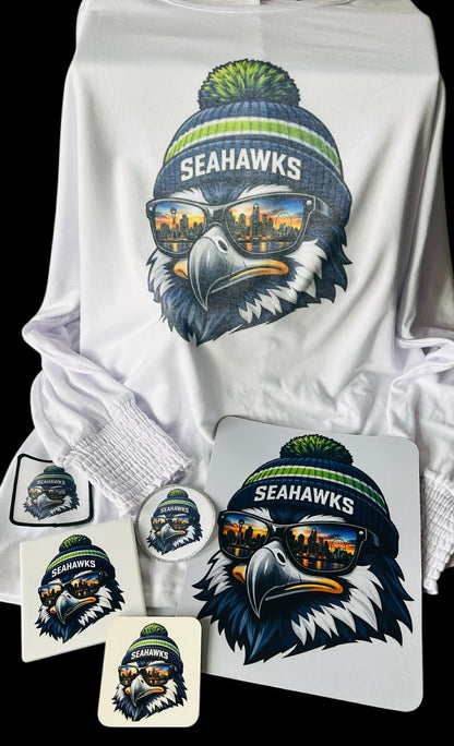 SEAHAWKS! Grab This Custom Designed Coaster! Great Gift for Any 12!