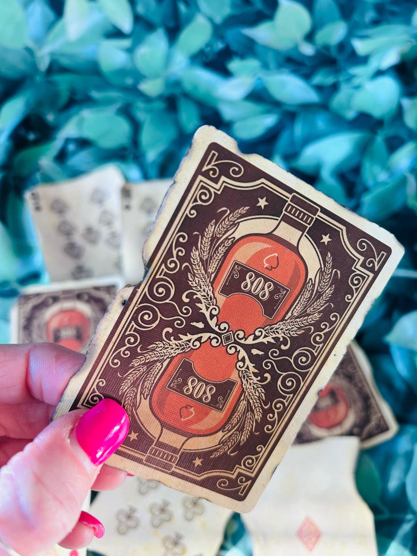 Cowgirl Hat Accessories- Create Your Own- Straw Cowgirl Hat- Cowgirl Style- Cowboy Hat- Sun Hat- Feathers- Smoked Cards