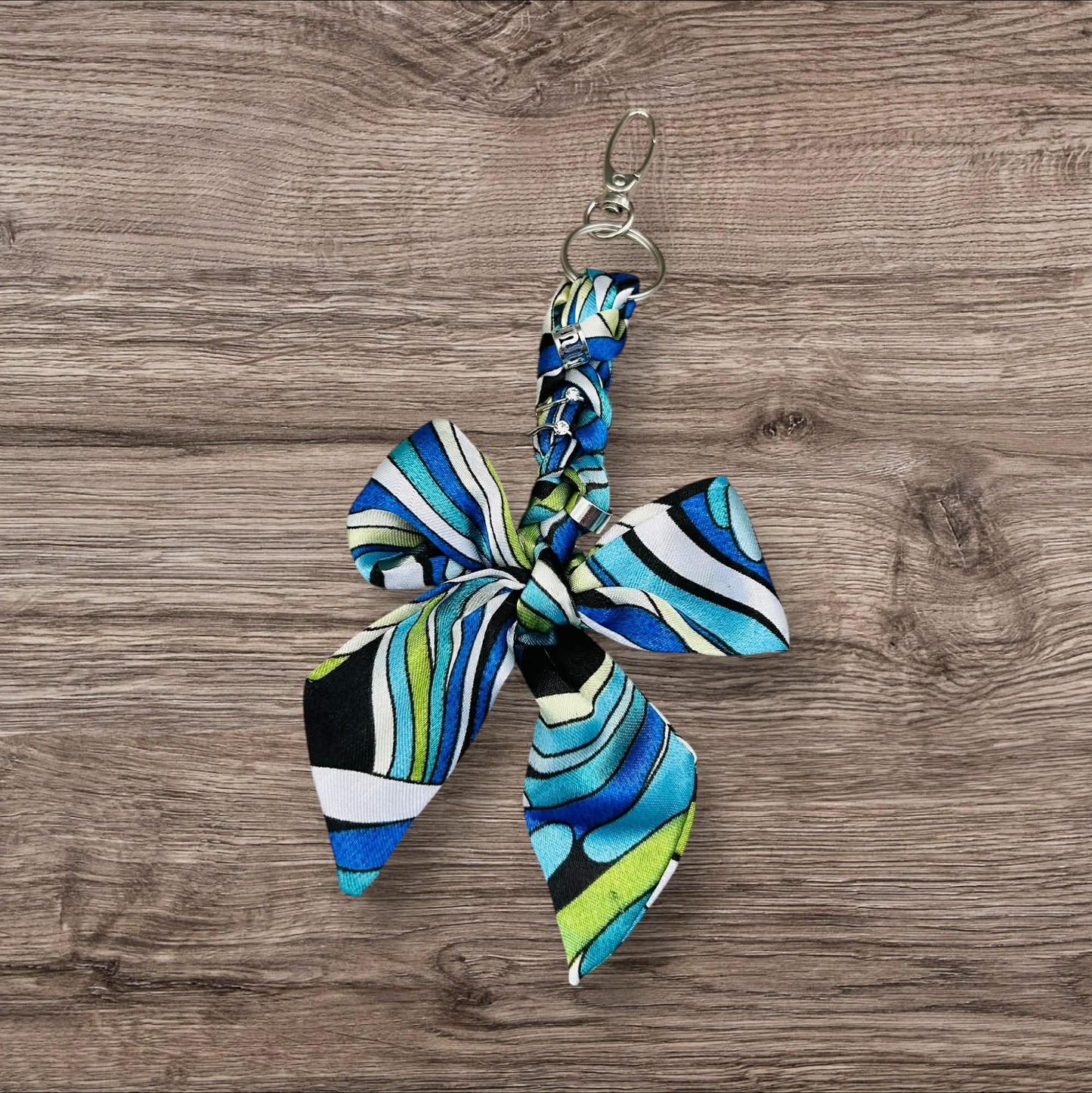 Keychains- Silk Bow- Charms- Backpack Charms- Purse Chains