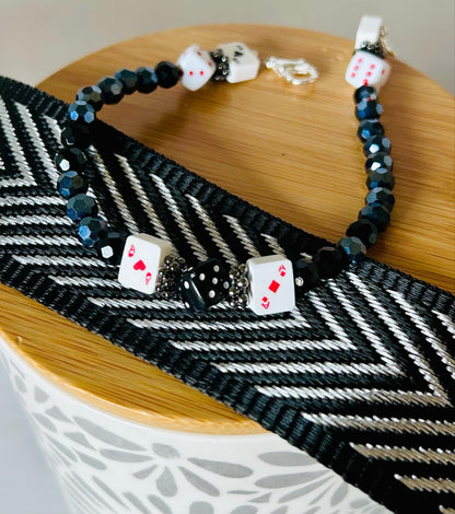 Vegas Hat Chains! Playing Cards- Dice- Poker- Eight Ball- Checkered- Beads- Hat Chains- Trucker Hat Chains- Custom Hat Chains- Custom Hats