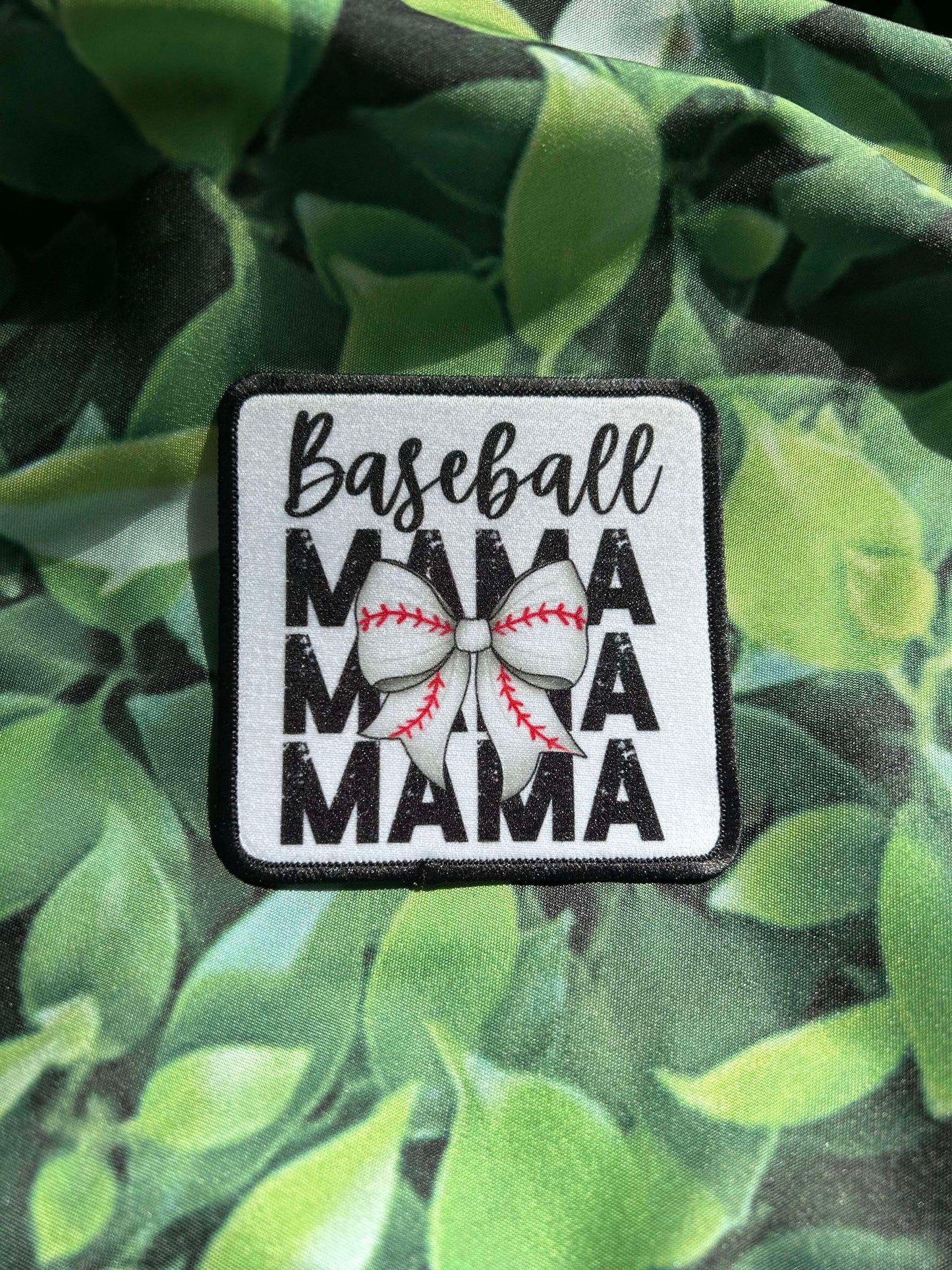 Baseball Mama Patches- Loud and Proud Sports Moms- Patches- Sublimation Patches- Trucker Hat Patches- Custom Patches- Baseball Patches- Iron
