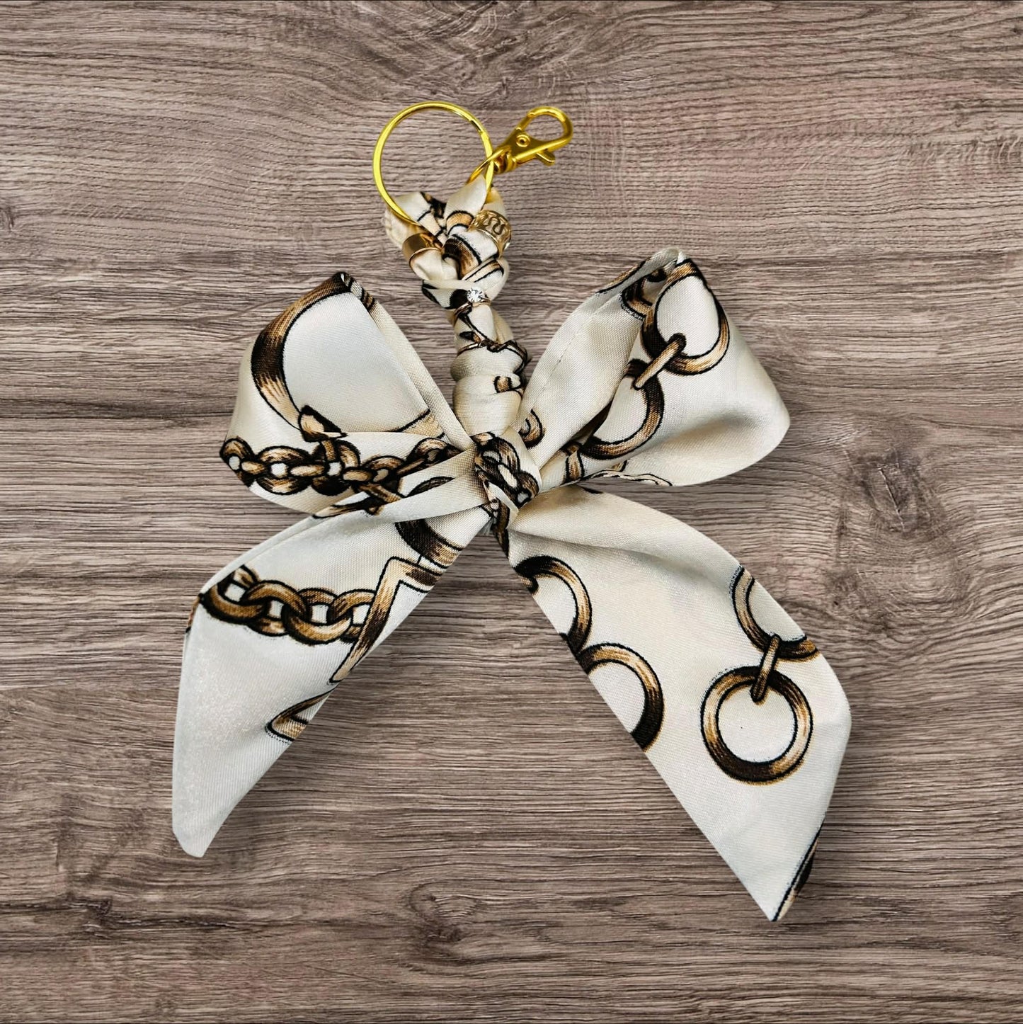 Keychains- Silk Bow- Charms- Backpack Charms- Purse Chains