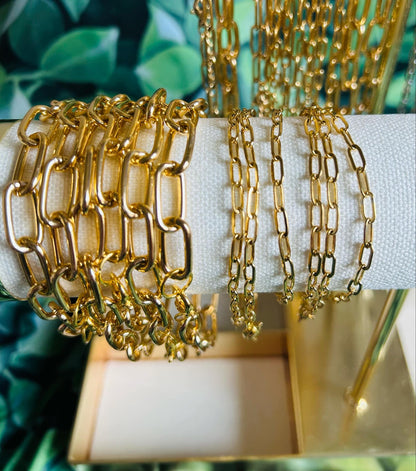 Charm Bracelets- Trendy Jewelry- Create Your Own Jewelry- Gold Chain- Silver Chain- Black Chain