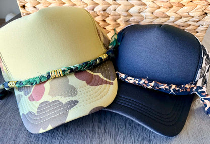 Bandana Trucker Hat Chains - All Colors & Designs- Neon- Camo