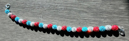 Red, White & Blue Hat Chain Collection- 4th of July- Trucker Hat Chains