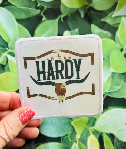 Hardy- Zach Bryan- Patches- Hat Patches- Trucker Hat Patches- Custom Patches- Country Singers- Country- Rock-n-roll- Iron On