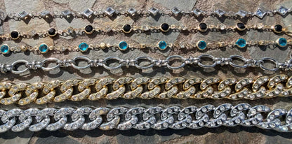 The Sparkle Collection! Hat Chains- Trucker Hats- Gold/Silver- Gems