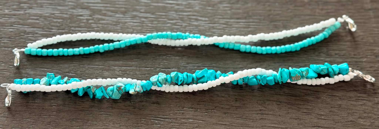 Country Girl Hat Chains- Country- Turquoise- Custom Chains- Trucker Hat Chains