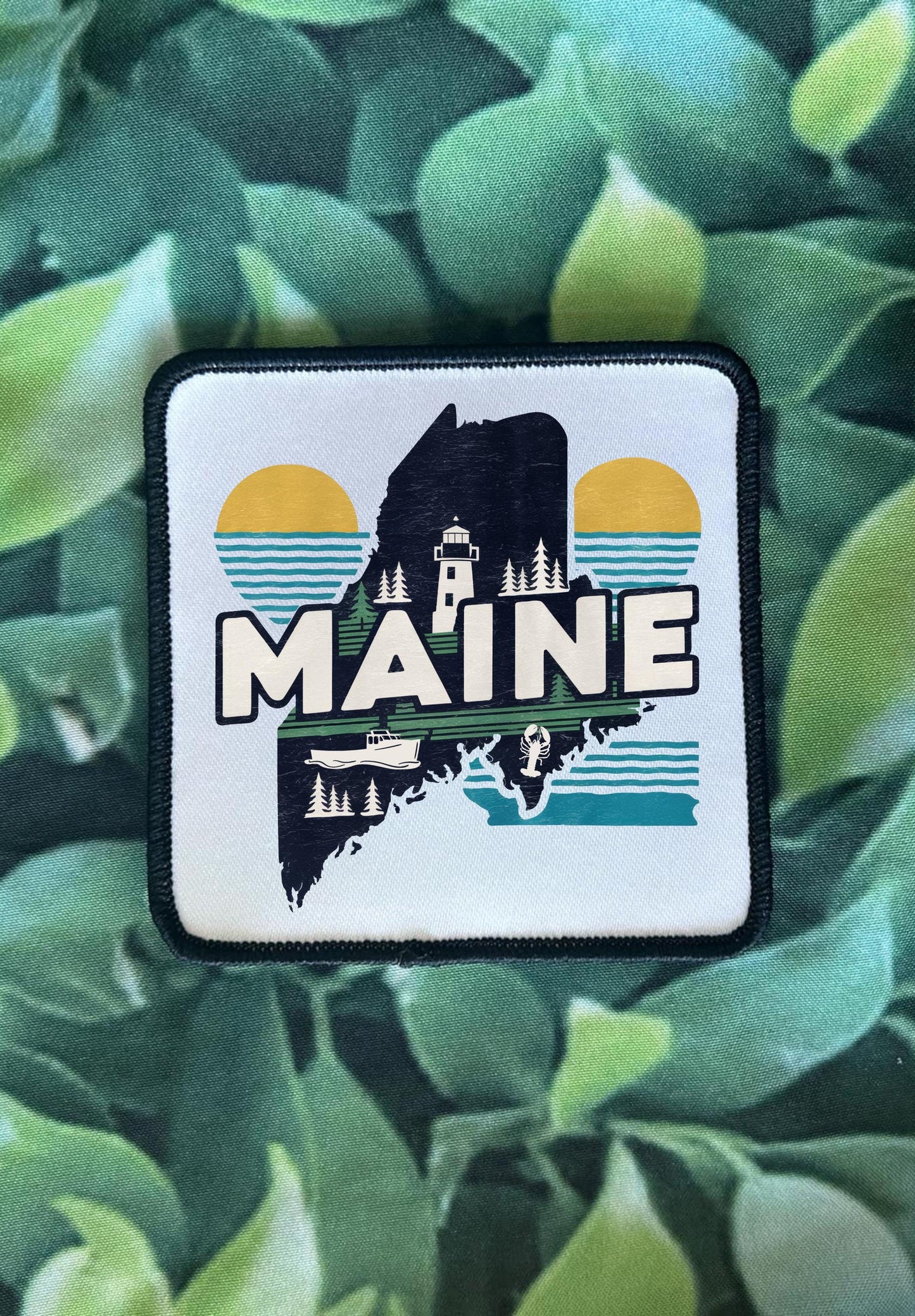 State Patches- Florida- Maine- Ohio- Texas- Georgia- California- Arizona- Rhode Island- Colorful Patches- Sublimation- Iron On