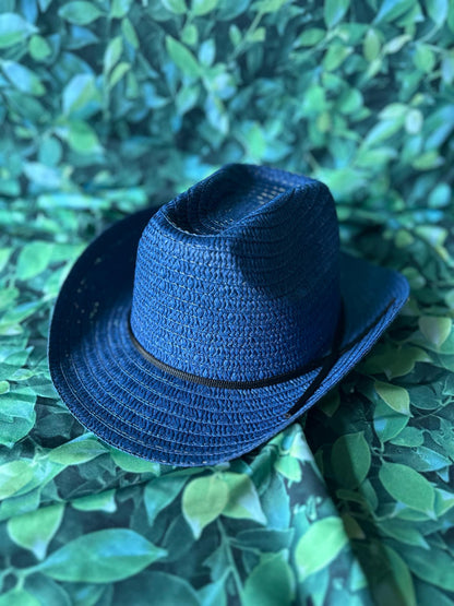 Straw Cowgirl Hat- Create Your Own!- Boho Cowgirl Hat- Cowboy Hat- Straw Hat- Straw Sun Hat- Summer Hat- Trendy Hats