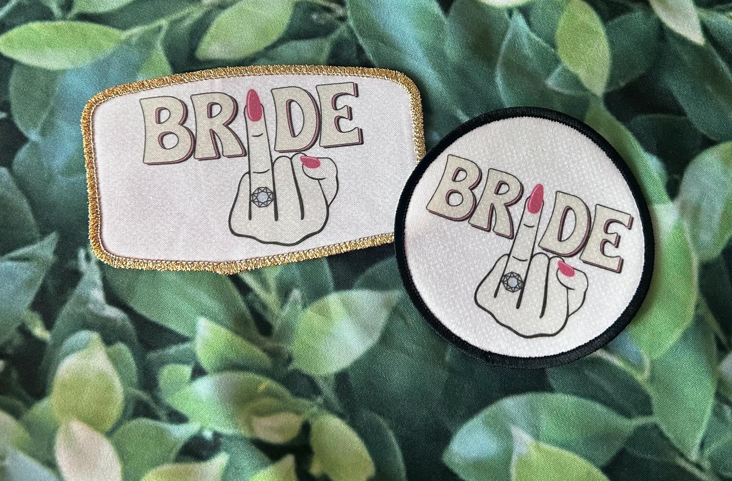 Bride Patches- Sassy Bride- Ring Finger- Wedding Patches