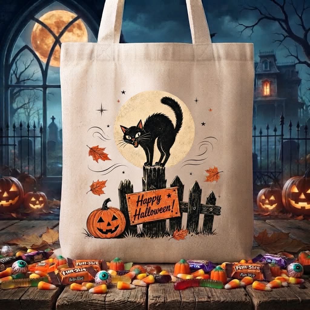 Halloween Treat Bags!! Custom Tote Bags for Kiddos