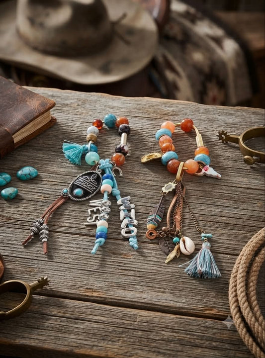 WESTERN KEYCHAINS! One of a Kind - Sassy