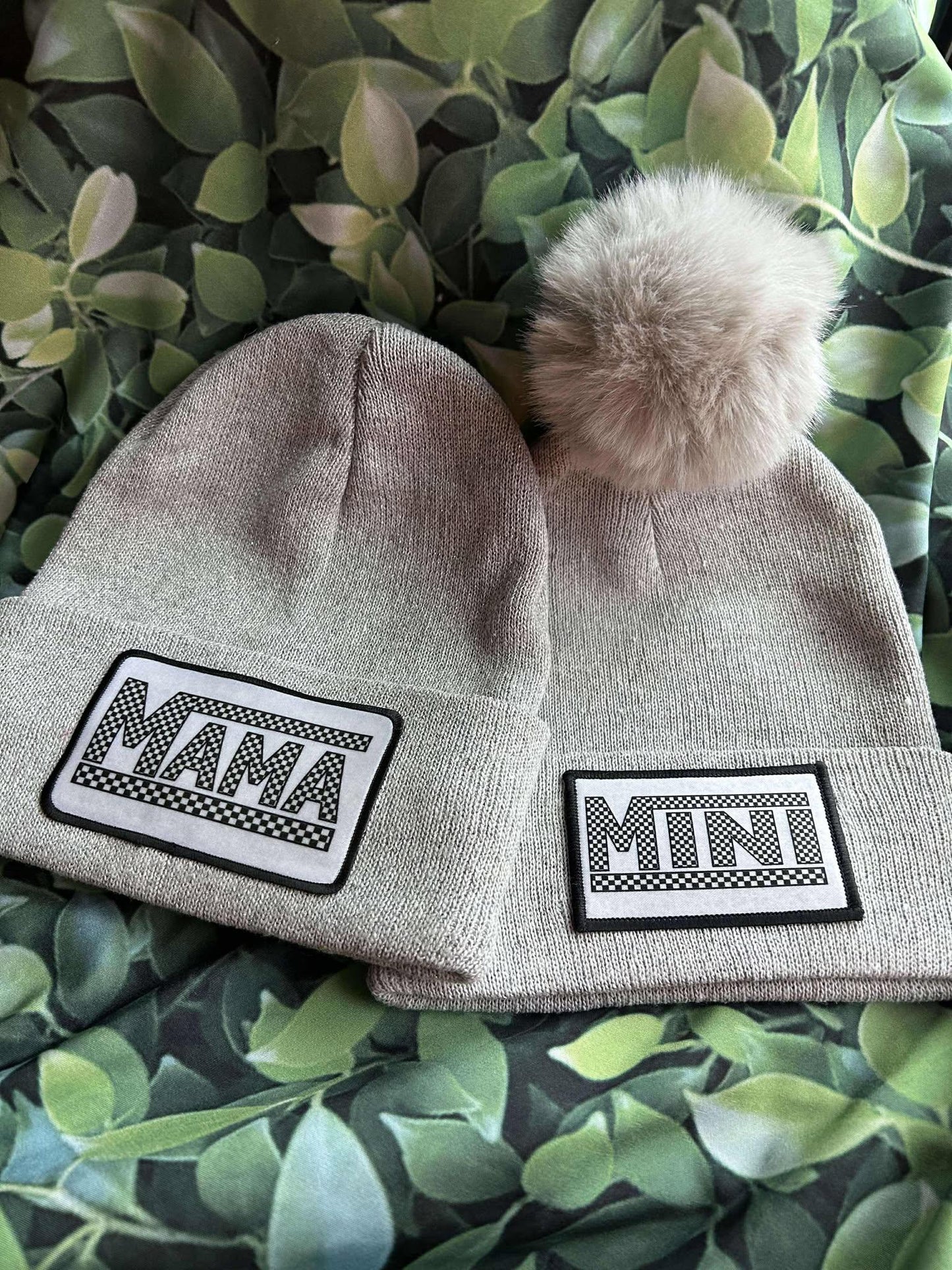 Mama & Mini Beanies- Matching Beanies- Matching Hats- Winter Hats- Beanies- Mama Beanie- Mini Beanie