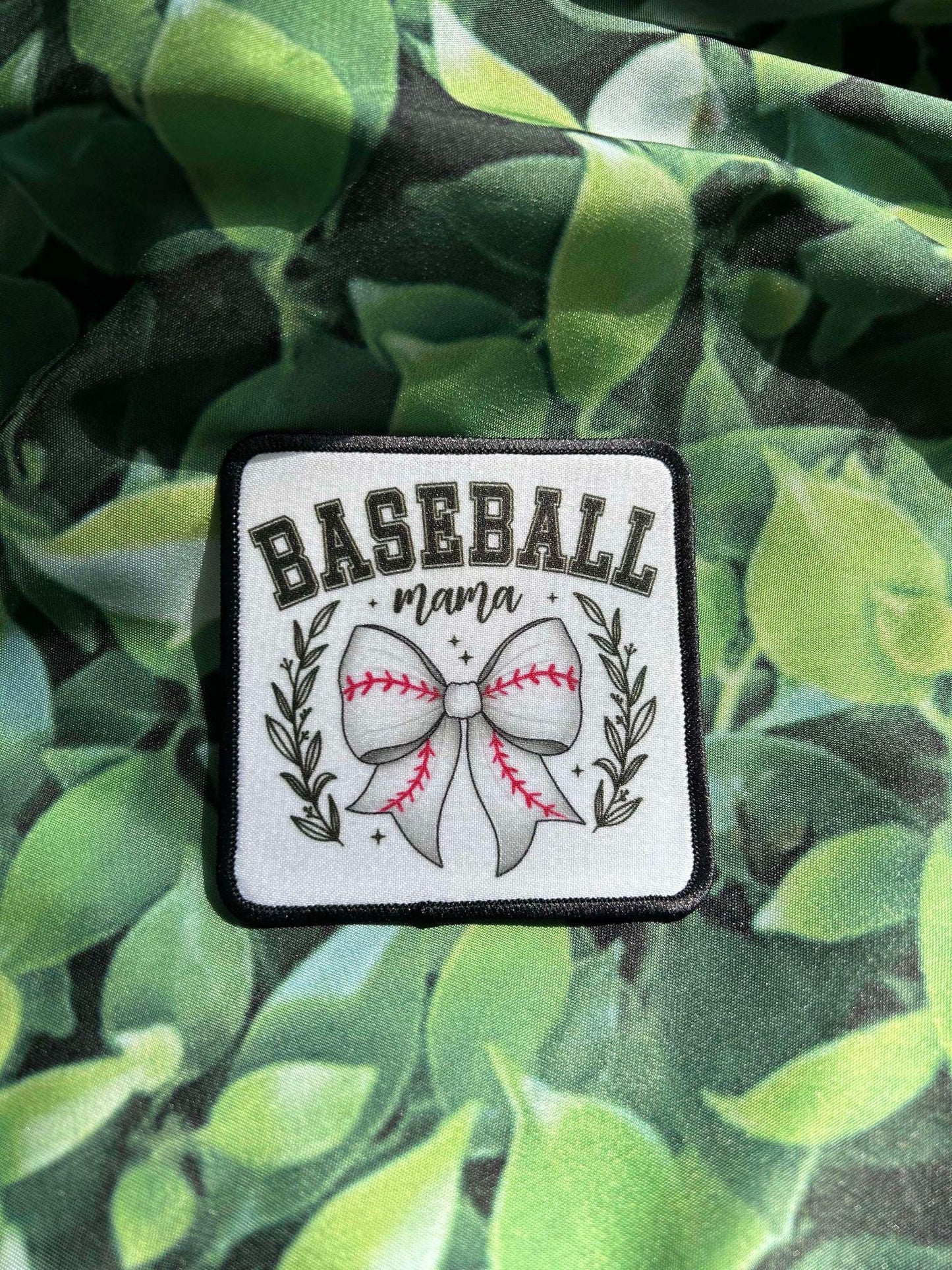 Baseball Mama Patches- Loud and Proud Sports Moms- Patches- Sublimation Patches- Trucker Hat Patches- Custom Patches- Baseball Patches- Iron