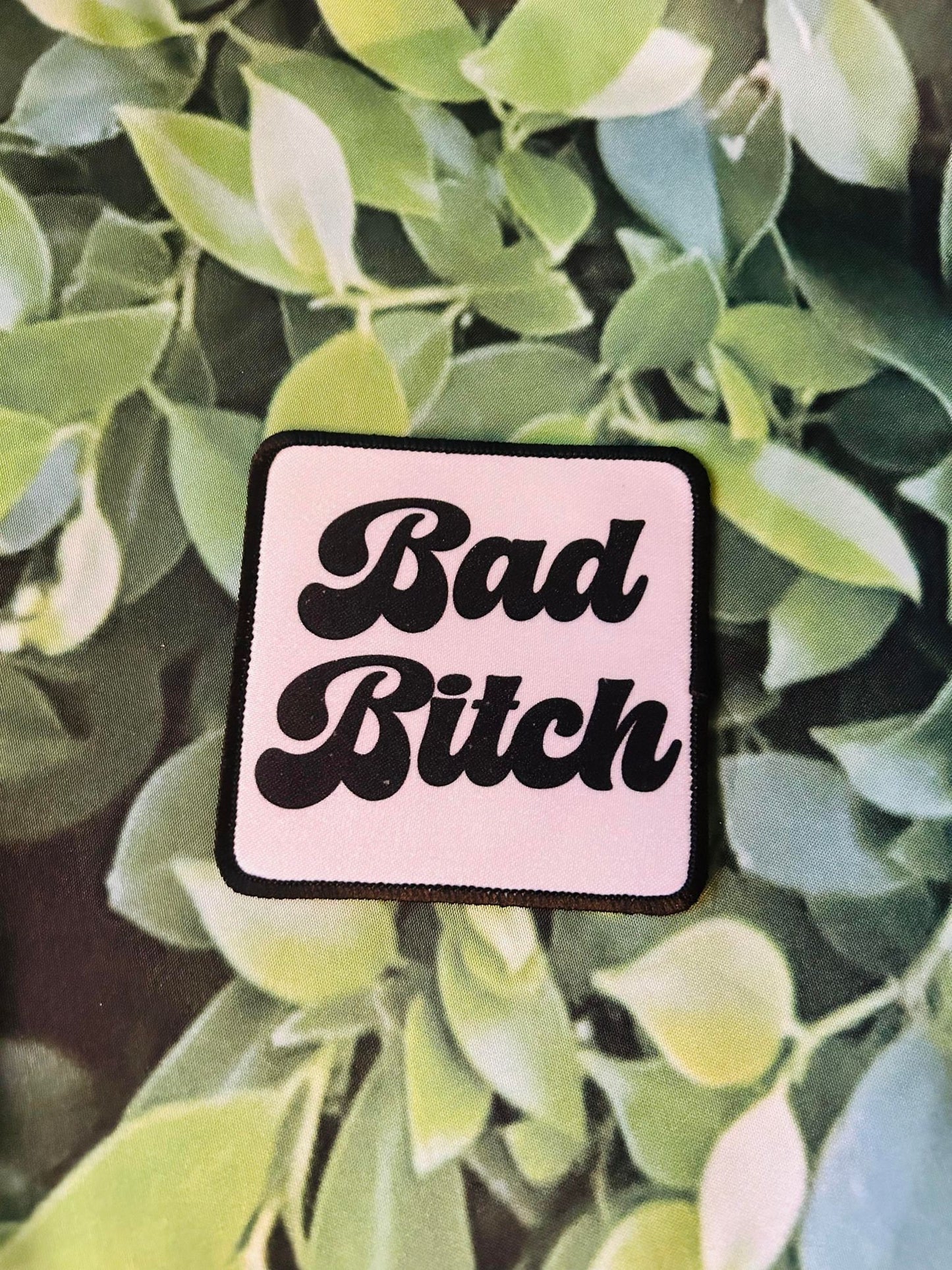 Bad Bitch -Sublimation Patch- Trucker Hat Patch- Patches- Custom Patches- Iron On