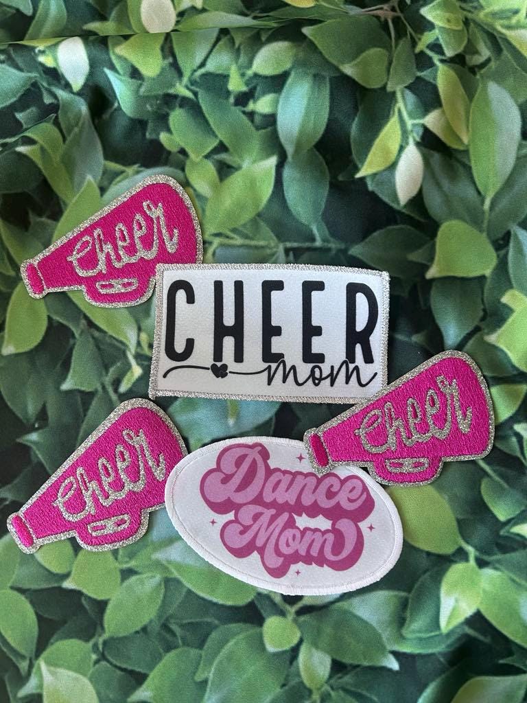Dance Mom- Cheer- Cheer Mom- Patches- Iron On- Sublimation