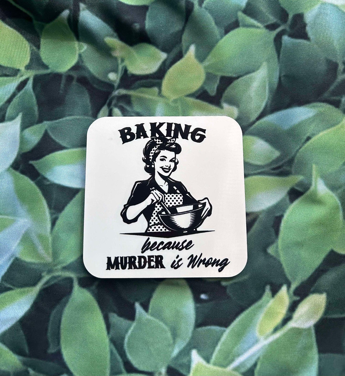 Sassy Magnets- Retro- Magnets- Baking Because Murder is Wrong- I Baked You Some- I Think I'll Skip My Meds Today- Funny Magnets- Retro Women